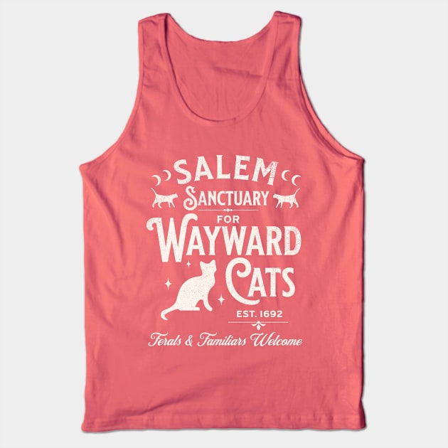 Salem Sanctuary for Wayward Cats Dark Tank Top by PUFFYP